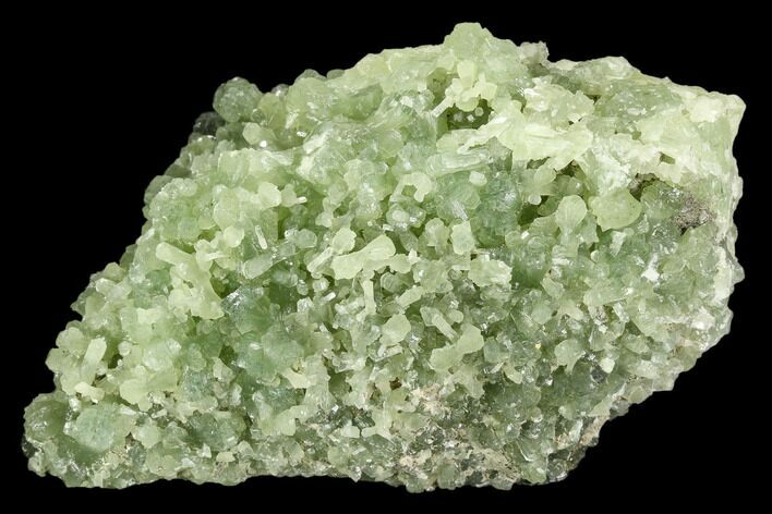 Green Prehnite Crystal Cluster - Morocco #108728